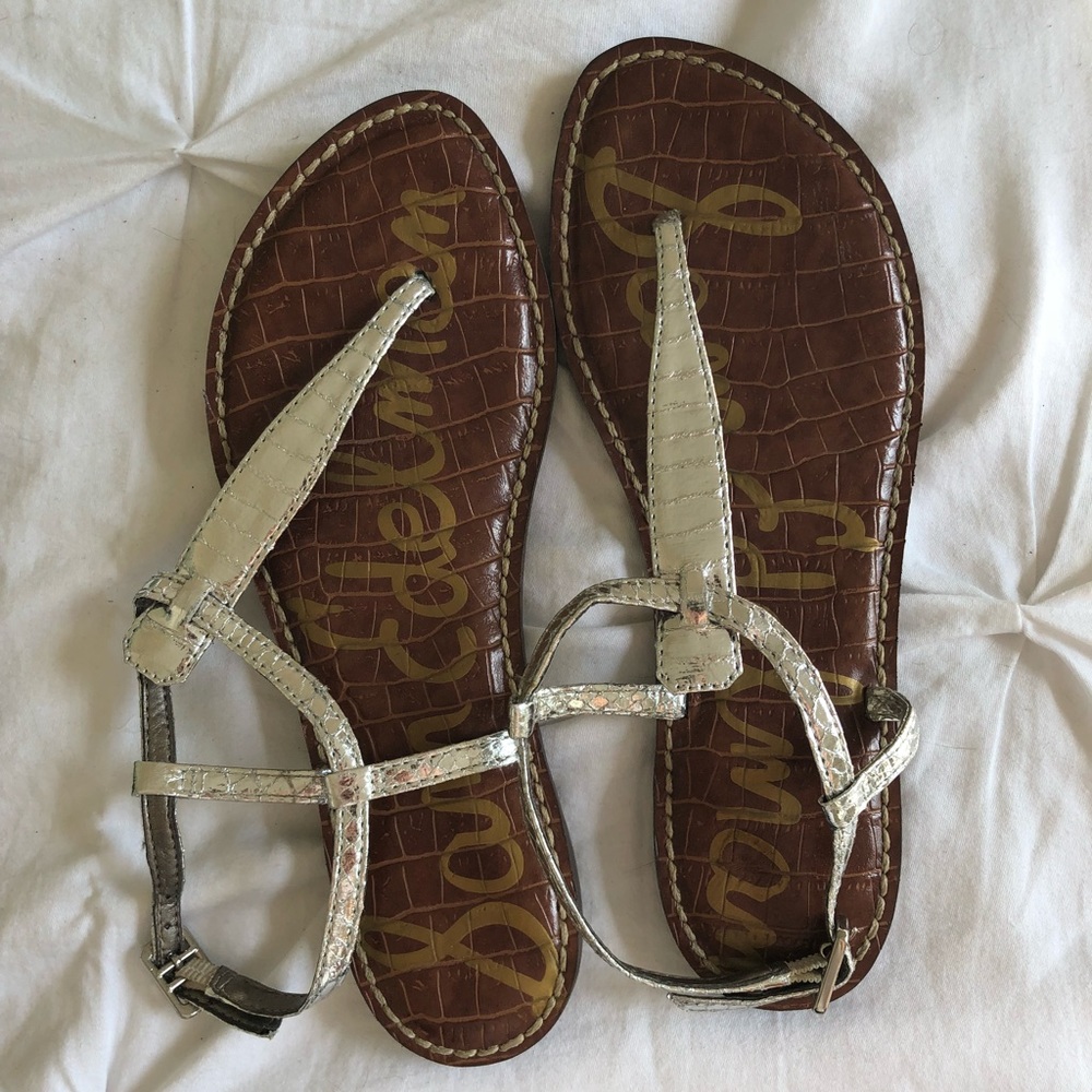 Sam Edelman silver sandals size 5.5
